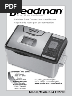 breadman tr2700 manual